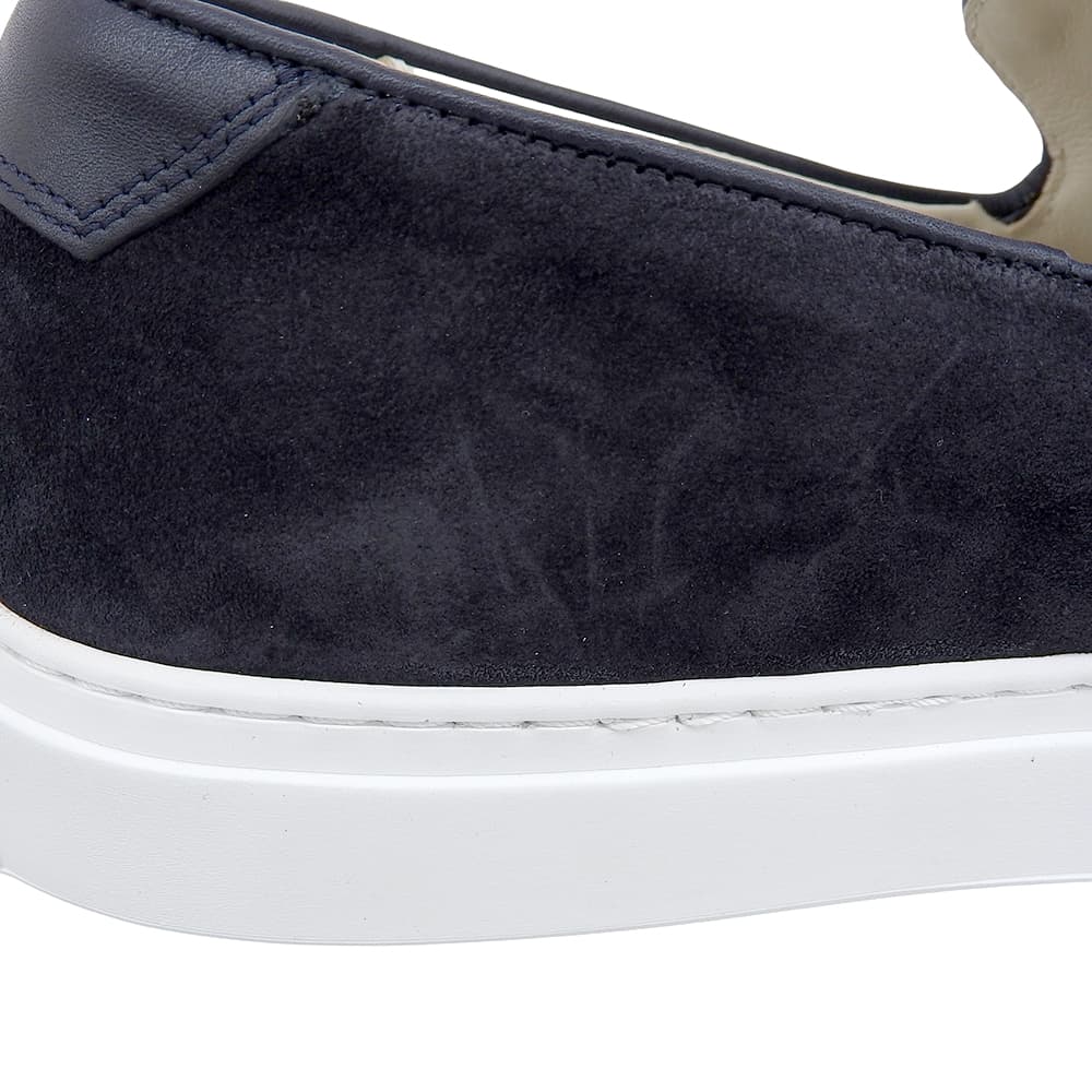 CQP JETTY Suede Slip-On Sneaker, Herren, Marineblau, Größe 43 Schuhe 43 MarineblauGebraucht