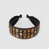 LALA Geometric Diamond Ethnic Hairband P-Brown