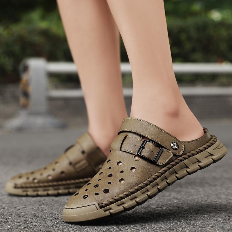 Fashion Handmade Men's Shoes Classic Minimalist Business Style Work Leisure Party Outdoor Comfortable Breathable Sandals Summer Quality