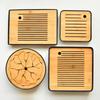 Japanese Style Melamine & Bamboo Gongfu Tea Tray