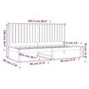 VidaXL Daybed 90x200 Cm Solid Pine Wood 3108066