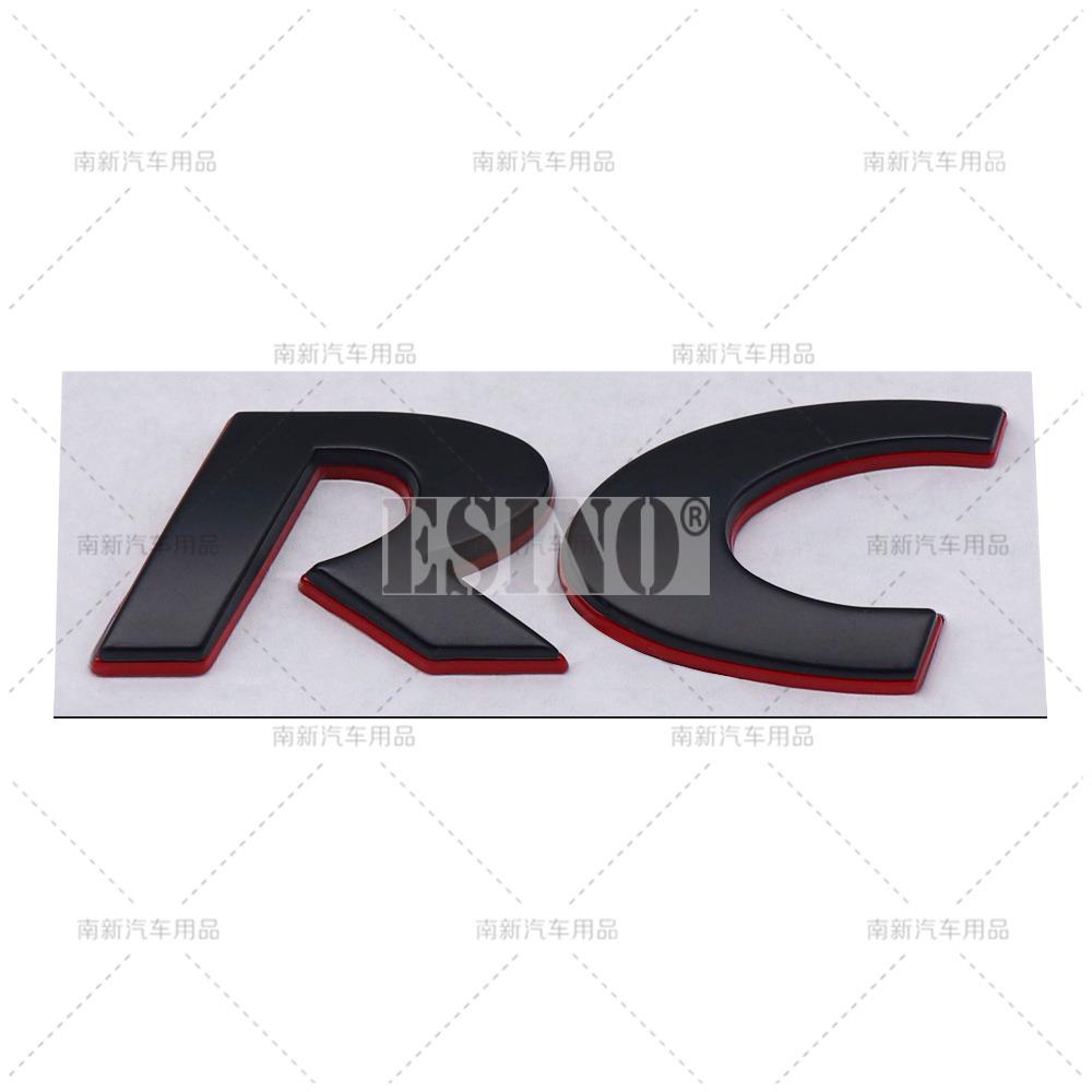 Car Styling RC CC 3D Metal Zinc Alloy Car Badge Body Fender Rear Trunk Adhesive Decal Emblem for Volkswagen VW Passat CC RC Zd4