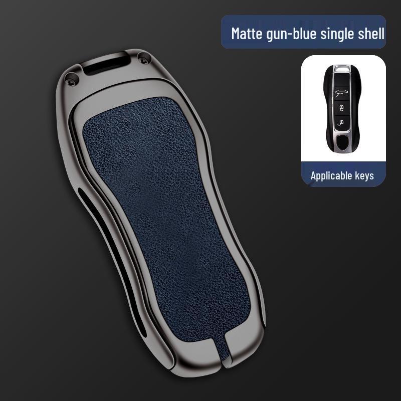 Porsche Sleuteletui Cover voor Cayenne, Panamera, 911, Taycan met Heren Gesp