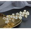 Koreanische Seniorenmode Tropföl Kristall Perle Haarspangen Elegant Damen Haarspangen Haarnadeln Haarklammern Kopfbedeckung Haaraccessoires