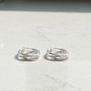 Simple Hoop Earrings Minimalist Personality Earrings Jewelry Accessories Irregular Earrings  Daily