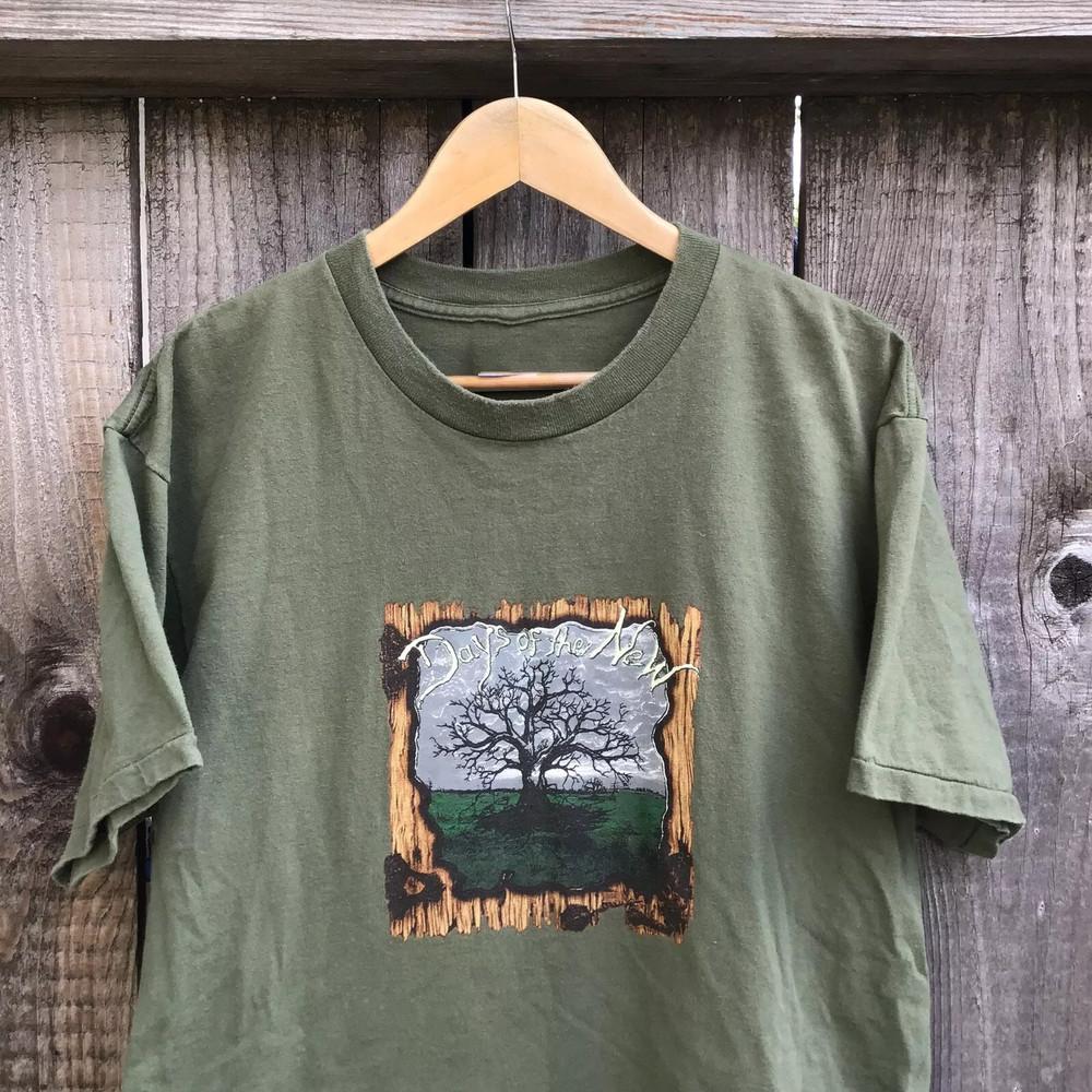 

Days of the New Band Rock Grunge Band Green T Shirt Full Size S-5XL Unisex T-Shirt L