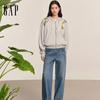 GAP Women's Embroidered Logo Loose Fit Hoodie