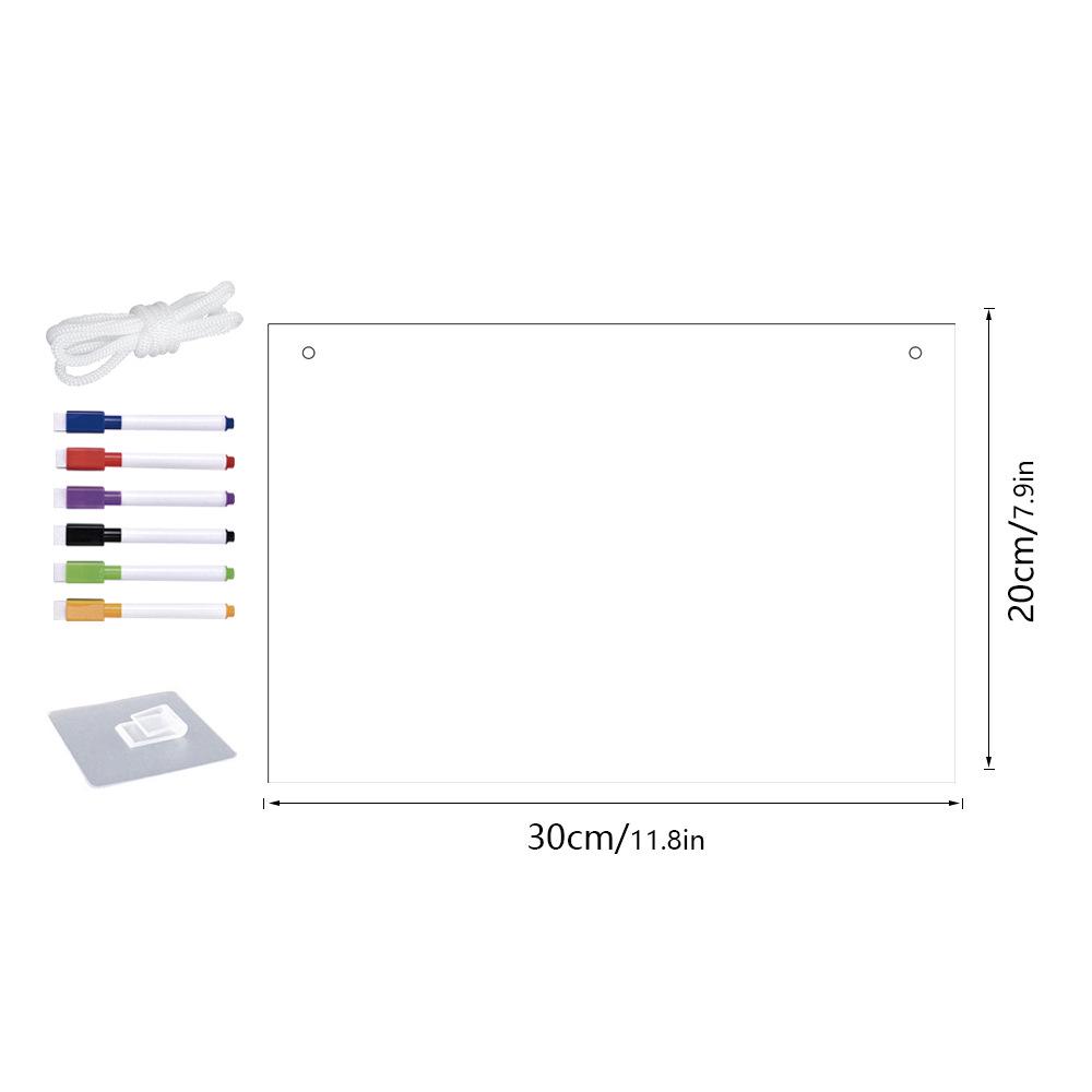3D Acrylic Erasable Weekly Planner Board