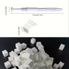 100pcs Pat-pat Gel Sponge Block, Grab-grab Clip, Nail Art Gradient Blush, Mini Tofu Block, Nail Salon Dedicated Grab-grab Pen