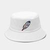 Vintage Ethnic Style Cotton Wide Brim Fisherman Hat For Sun Protection Outdoor Wear