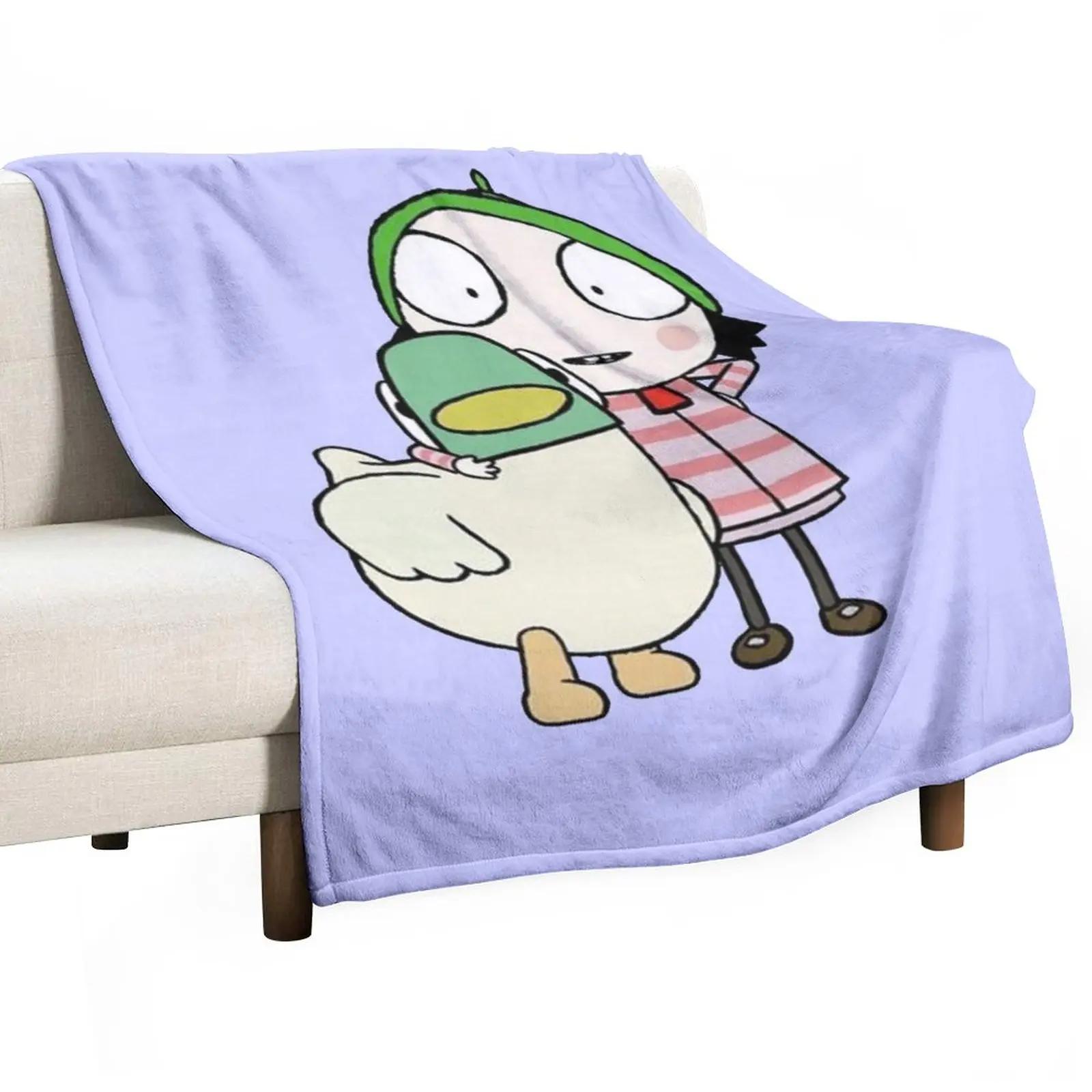 Sarah and the duck Throw Blanket Blanket For Sofa Shaggy Blanket 30x40in