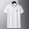 TrendHub Polo Shirt Men New High Quality Cotton Mens Short Sleeve Solid Color Embroidery Casual Polo Shirt