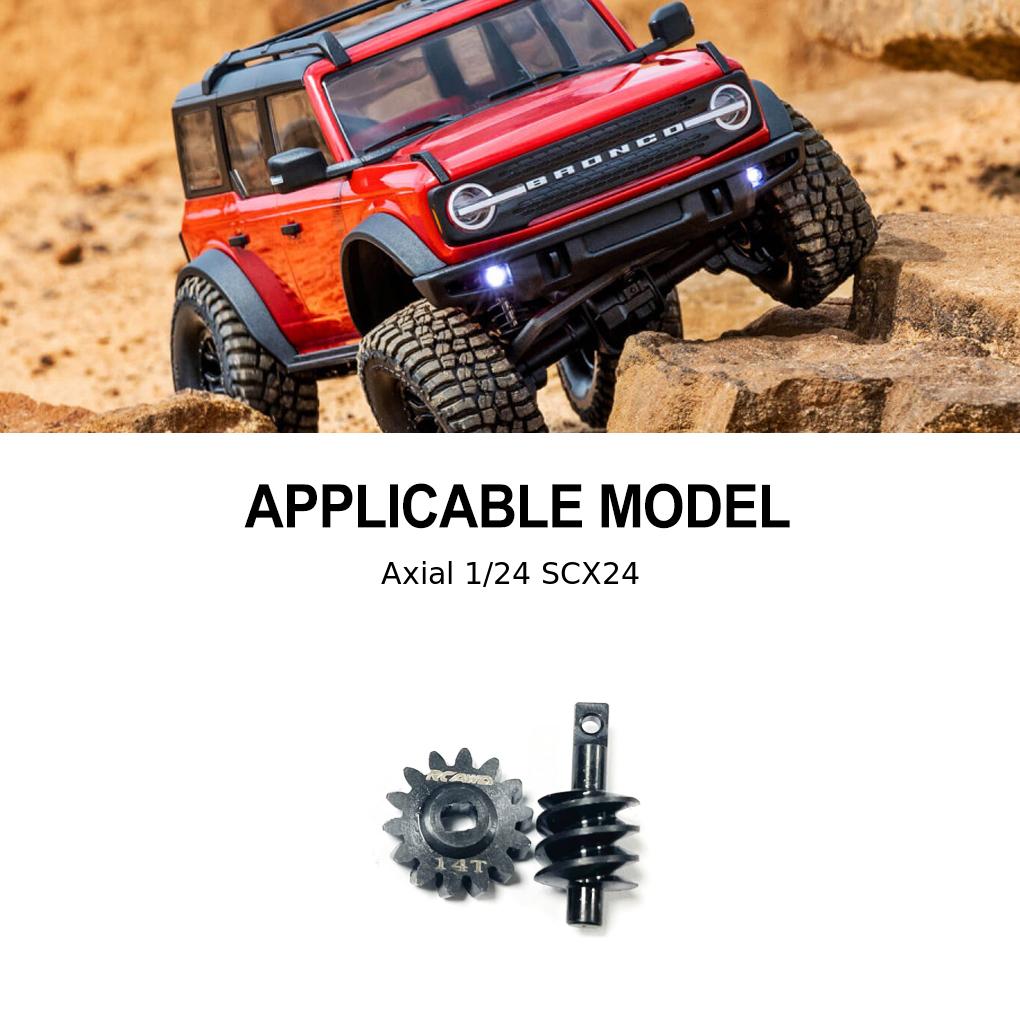 Hardened Gear For 1/24 SCX24 Crawler RC Car Accessories Replacement Parts