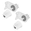 2Pcs Lager Gerade Center Halterung Manuelle Elektrische Vorhang Hebe Rollo Zubehör