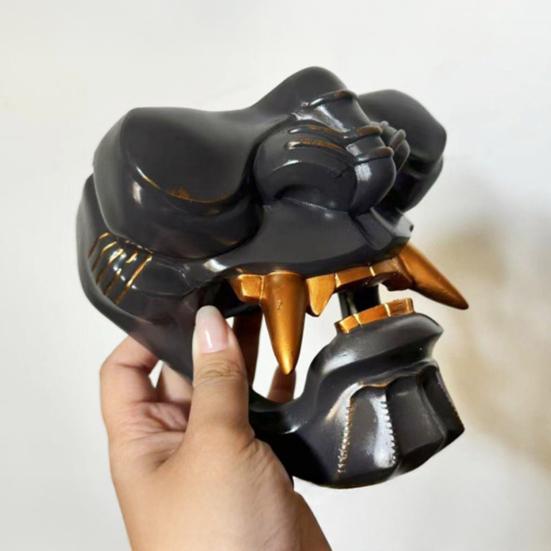 Samurai Cutter Holder Wall Mounted Cutter Stand Retro Decorative Japanese Cutter Holder for Samurai Culture Enthusiasts Home Office