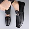 2025 Fashion Italian Loafers Men Dress Shoes Genuine Leather Slip On Flats Casual Shoes for Men Formal Marriage Wedding Shoes