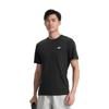 Skechers Solid Color Elastic Breathable Quick-Dry Sports Outdoor Running Short Sleeve T-Shirt Men tops Carbon-Black P223M094-0018