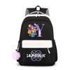 Large Capacity Schoolbag with Shoulder Strap; Student Three-piece Pencil Case Set