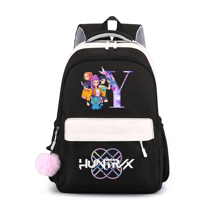 Large Capacity Schoolbag with Shoulder Strap; Student Three-piece Pencil Case Set