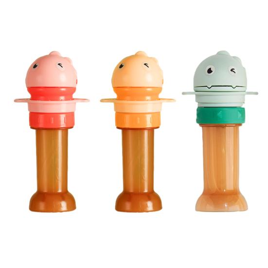 Yousheng Water Bottle Spout Conversion Cap with Straw Cartoon Dinosaur Drink Bottle Spout Adapter Universal Reusable Spill-Proof Juice Bottle
