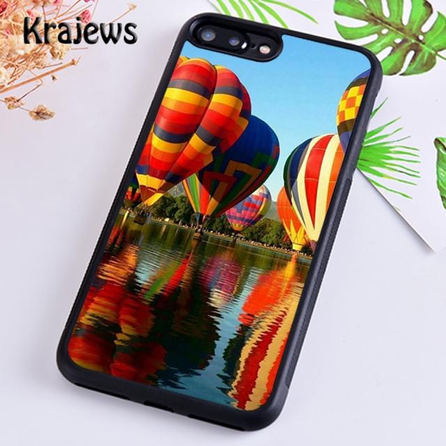 Krajews Hot Air Balloon Art Soft Phone Case Cover For iPhone 17 Air 16 15 14 Plus 11 12 13 Pro Max Plus Coque Fundas