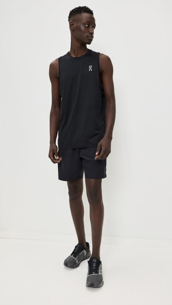 On Core Små 7" Shorts, Svart, Herre,