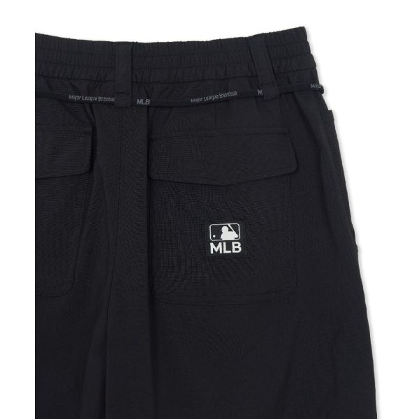 MLB Cool Water-Resistant Curved Blade Woven Casual Pants Women Pants 3FWPV0164-50BKS