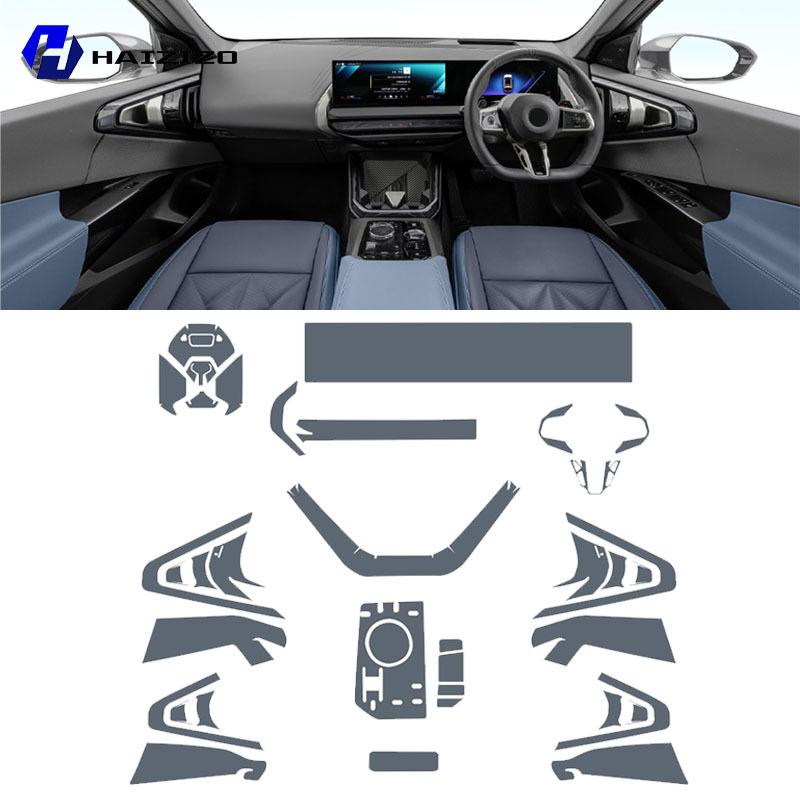 For BMW X3 G45 2024-2025 Car Interior Center Console Protective Sticker Interior Decorative Strip TPU Protective Sticker Refit