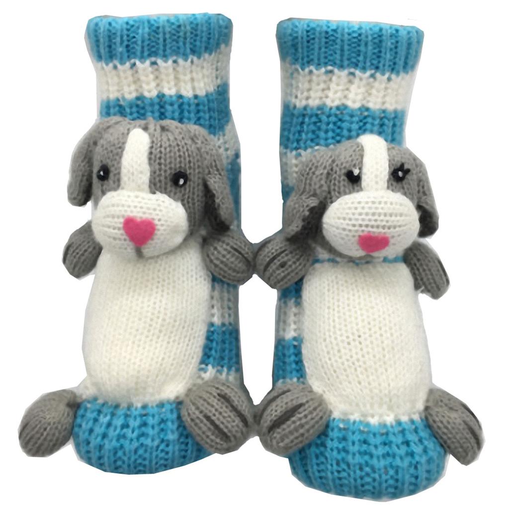 Meias Femininas 3D de Desenho Animado Grossas de Lã, Meias de Chão para Adultos, Meias de Natal