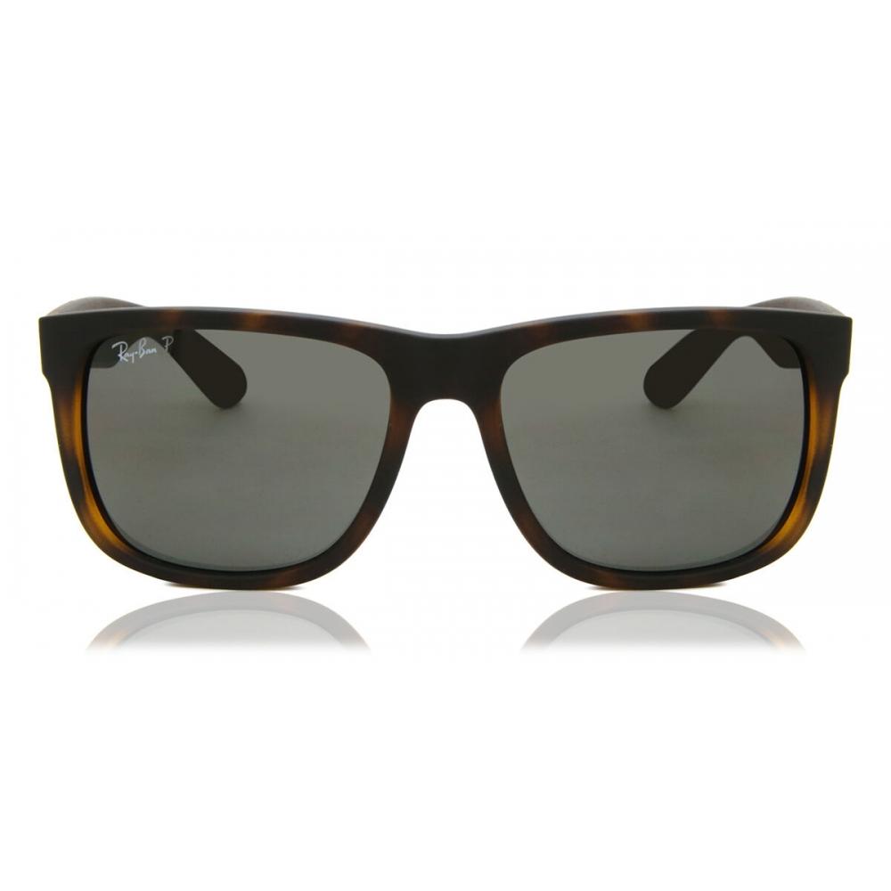 

Солнцезащитные очки Ray Ban Rb4165 Justin Polarized 865 87 Мужские Dark Tortoise/55-16-145