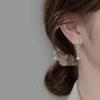 S925 Silver Tassel Wave Earrings for Women - Elegant, High-End, Light Luxury Design