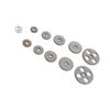 11Pcs Lathe Gear 17 Teeth Motor Pulley Wheel T80 T60 T50 T40 T35 T30 Set Kit for Cutting