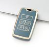Tpu Shell Fob Car Remote Key Case Cover For Land Rover Velar Evoque Range Rover Sport Freelander2 Discovery Jaguar Xf Xj Xjl Xe