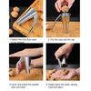 Walnut Clip Convenient Easy Use Zinc Alloy Portable Labor-saving Nut Cracker for Daily Use