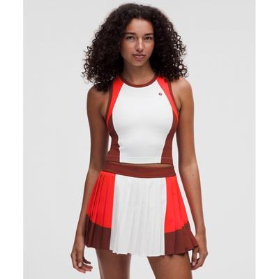 Lululemon Court Champ Φανελάκι Τένις με Ψηλό Λαιμό Wht Crye Cach