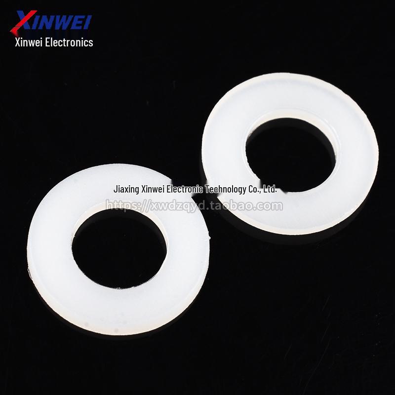 100-Piece Nylon Flat Washer Set: Plastic Screw Spacer & Insulating Gasket In M2/M3/M4/M5/M6 Sizes