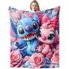 Stitch Flannel Blanket Star Baby Blanket Air Conditioning Blanket Nap Blanket Flannel Blanket Cross Border