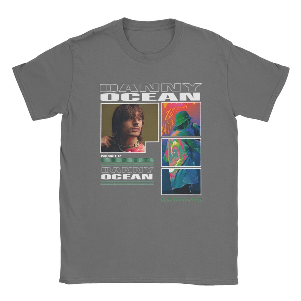 Singer Dannys Ocean Harajuku Album TShirt Unisex Vintage Pure Cotton Tee Shirt Crewneck Short Sleeve T Shirts Adult Clothing