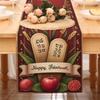 Happy Shavuot Linen Table Runner Party Decor Star of David Torah Tablets Pattern  Kitchen Dining Table Runner Shavuot Decoration