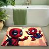 1pc Marvel Spider for Man Themed Door Mat Soft Non Slip Absorbent Floor Rug for Home Living Room Bedroom Bathroom Entrance Dec