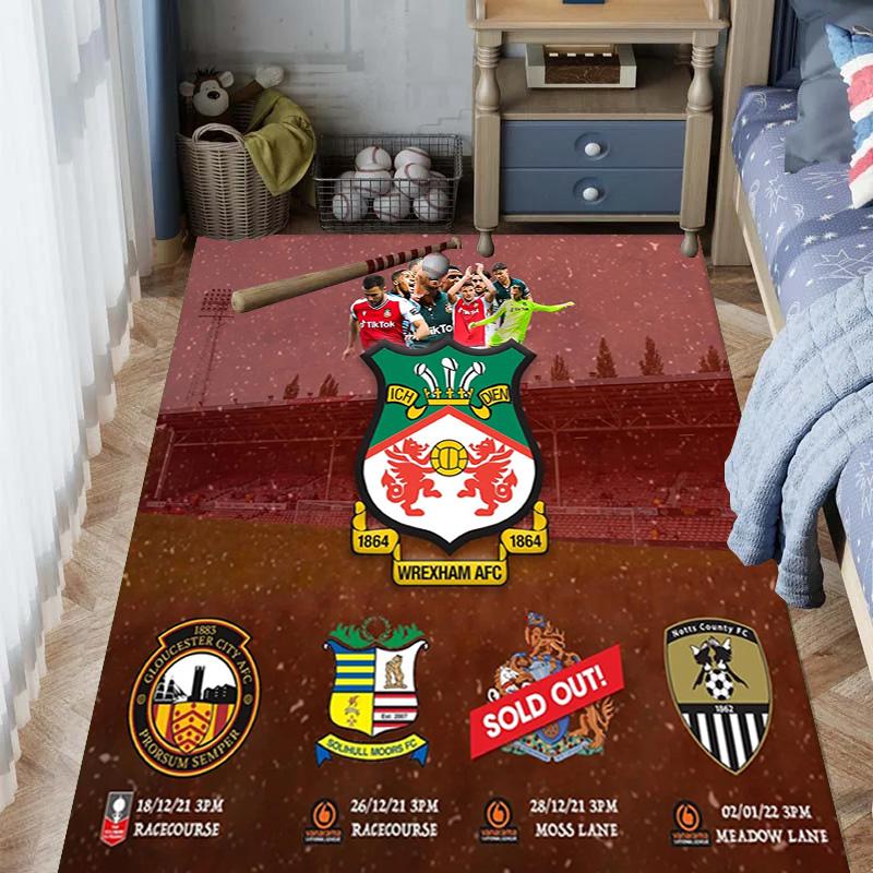 Whexham AFC Match Day Highlights carpet floor mats Living room and bedroom mats Art Dormitory decoration Office chair cushion