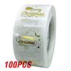 100-500 Pcs Golden Font Merry Christmas Sticker Thank You Sticker Seal Label For Envelope Gift Wrapping Scrapbook 1 Inch