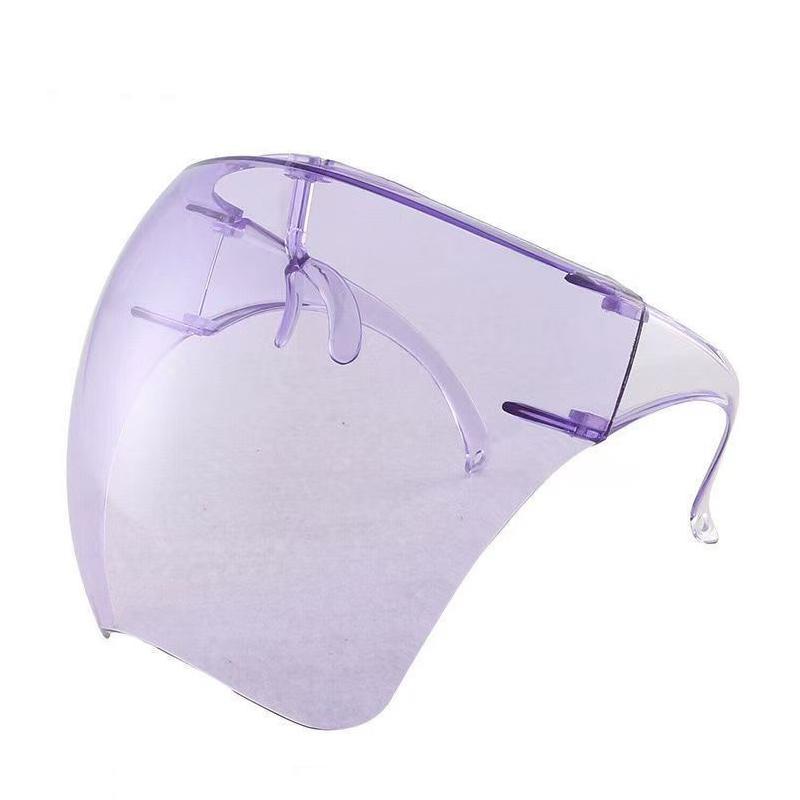 Full Face Mask Anti-Fog Anti-Splash Safety Goggle Cycling Sunglasses Transparent Protective Faceshield Face Cover Sun Glasses