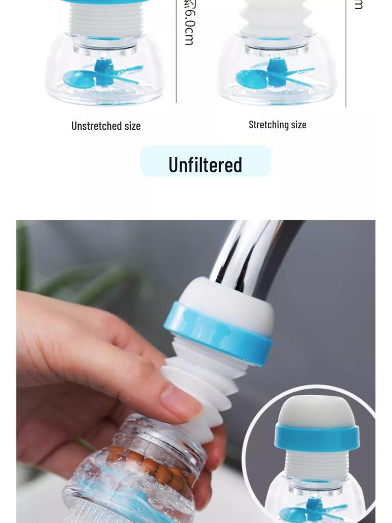Newcomer Discount: Splash-Proof Faucet Extension and Water Purifier Filter for Kitchen