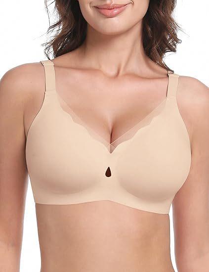 Large Size Seamless Wavy Bra Without Steel Ring Soft Support Anti-sagging Breast Collection Sexy Underwear Women