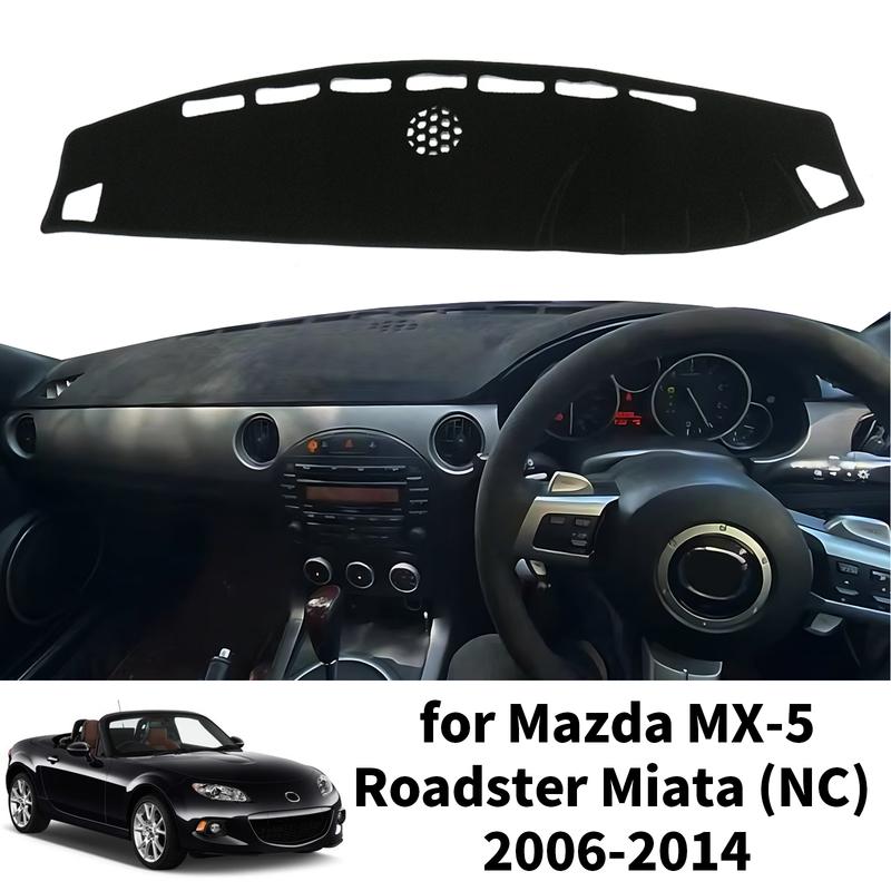 For 2006-2014 Mazda MX-5 Roadster Miata NC MX5 Car Dashboard Cover Pad Dash Mat Anti-Slip Sunshade Protective Carpet Dashmat