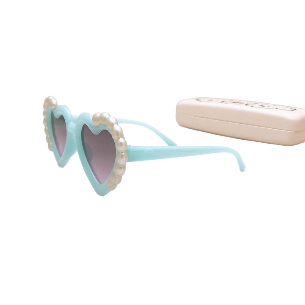 Children'S Sunglasses Cute Boys And Girls Sunglasses Kindergarten Peach Heart Sunshade Glasses Photo Decorative Glasses