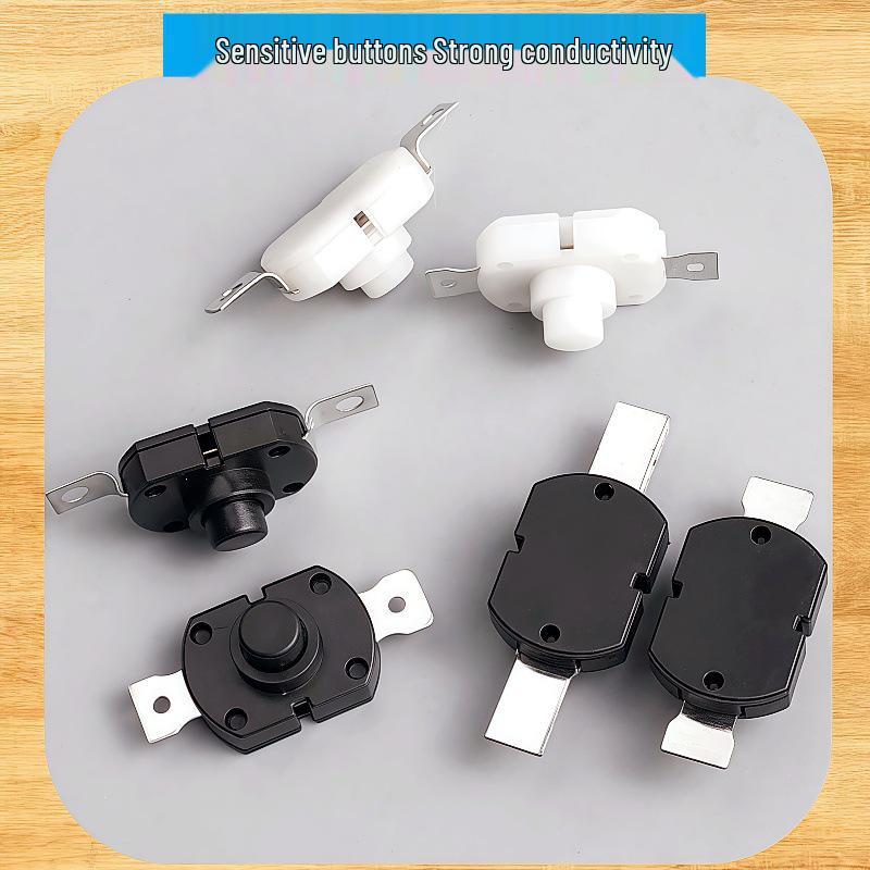 High-Brightness Bent Pin Self-Locking Multi-Function Flashlight Switch