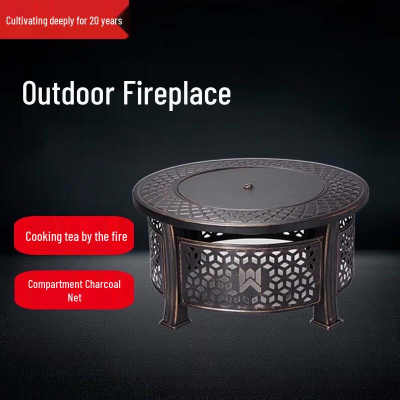 Beifu Multi-functional Outdoor Fire Pit & BBQ Grill Set