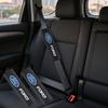 BBBB6 Pair Leather for Ford Car Logo Inner Seat Belt Cover Explorer Galaxy Ranger Focus Transit Fiesta Mondeo Edge Protection wheelcap